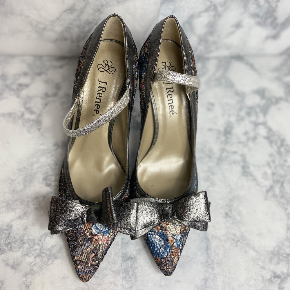 J. Renee' Fame Lace Pumps 6M - Picture 6 of 6